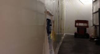Temporary Interior Door
